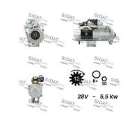 Motorino D'avviamento Sidat S24MH0075 per Mitsubishi Renault Volvo Kalmar Irion