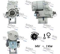 Motorino d'avviamento SIDAT SIDAS12DE0158A2
