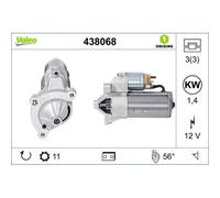 Motorino D'avviamento Valeo 438068 Valeo Origins New Oe Technology per Citroën