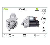 Motorino D'avviamento Valeo 438091 Valeo Origins New Oe Technology per Citroën