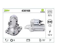 Motorino D'avviamento Valeo 438168 Valeo Origins New Oe Technology per Fiat Opel