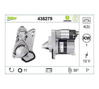 Motorino D'avviamento Valeo 438279 Valeo Origins New Stop&start Oe Technology
