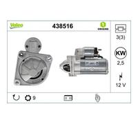 Motorino D'avviamento Valeo 438516 Valeo Origins New Oe Technology per Citroën