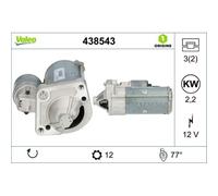 Motorino D'avviamento Valeo 438543 Valeo Origins New Oe Technology per Volvo