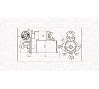 Magneti Marelli Motorino di avviamento 063720984010 per BMW, Opel