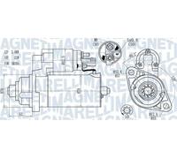 Motorino di avviamento 063721393010 MAGNETI MARELLI per VW SEAT SKODA