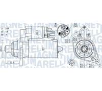 MAGNETI MARELLI 063721397010 Motorino d'avviamento per VW