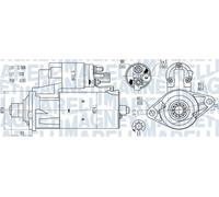 MAGNETI MARELLI 063721584010 Motorino d'avviamento per AUDI,SEAT,SKODA,VW