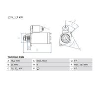 BOSCH 0 986 016 920 Motorino avviamento