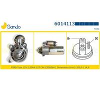 MOTORINO DI AVVIAMENTO COMPATIBILE CON FORD ESCORT/FIESTA 1.8D