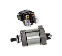 Motorino di avviamento e set relè solenoide compatibile con KTM 55440001000 250 300 XC XC-W EXC 2018-2020 compatibile con Husqvarna TE300 TE250 TX300 TE250i TE300I