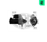 Motorino di avviamento epoca per AUDI A4 B5 1.6 220004A