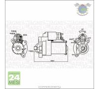 Motorino di avviamento M.Marelli per CITROEN SPACETOURER C-CROSSER JUMPY III JU