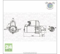 Motorino di avviamento M.Marelli per FIAT STILO MERCEDES 250 OPEL ZAFI