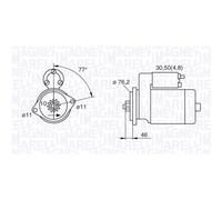 Motorino di avviamento MAGNETI MARELLI 063521230160