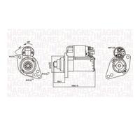 Motorino di avviamento MAGNETI MARELLI 063721294010