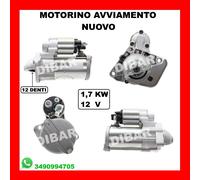 MOTORINO DI AVVIAMENTO NUOVO 12V DACIA DOKKER SW 1.5 DCI DA 2012 KW66 CV90 61