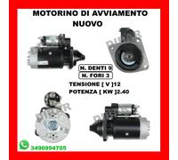 MOTORINO DI AVVIAMENTO NUOVO FIAT CAMPAGNOLA IVECO DAILY DAL 1974 CST30100AS 24