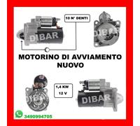 MOTORINO DI AVVIAMENTO NUOVO LANCIA DELTA III 1.9-2.0 D MULTIJET DAL 2009 10