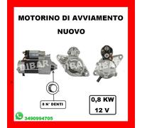 MOTORINO DI AVVIAMENTO NUOVO MAZDA MX-5 III 2.0 DA 05 KW115 CV160 LFG7 LFG8 LFY7
