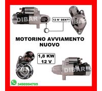 MOTORINO DI AVVIAMENTO NUOVO MITSUBISHI COLT-SMART FORFOUR DAL 2004 M1T30271AM