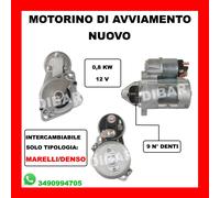 MOTORINO DI AVVIAMENTO NUOVO SMART CITY-COUPE 0.6 DAL 1998 AQ0003188V004 47