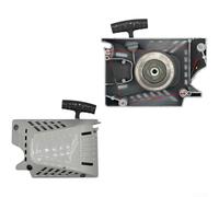 Motorino di avviamento per motosega, 16,4 x 10,8 x 8,55 cm, guscio in alluminio, meccanismo di avvio facile, alloggiamento ispessito per prestazioni affidabili, appassionati di fai da te e uso