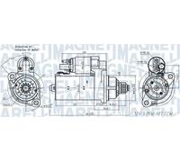 MAGNETI MARELLI 063721508010 Motorino avviamento