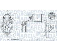 Motorino di avviamento Senso rotazione orario 063721365010 MAGNETI MARELLI