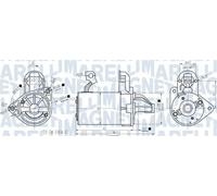 MAGNETI MARELLI 063721422010 Motorino avviamento
