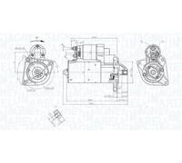 MAGNETI MARELLI 063721447010 Motorino avviamento