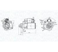 MAGNETI MARELLI 063726281010 Motorino avviamento