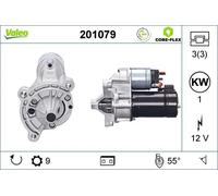 Motorino di avviamento Senso rotazione orario 201079 VALEO per PEUGEOT CITROËN
