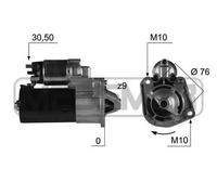 Motorino di avviamento Senso rotazione orario 220412 ERA per VOLVO FORD
