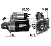 MOTORINO AVVIAMENTO Marca: ERA-MESSMER CODICE: 220871A BMW 1, 3, 5, X1, X3, Z4
