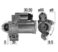 ERA Motorino di avviamento 221007A 1,4 kW senso rotazione orario per BMW Serie 1 (F21)