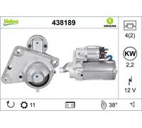 Motorino di avviamento Senso rotazione orario 438189 VALEO per CITROËN PEUGEOT