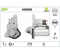 Motorino di avviamento Senso rotazione orario 446506 VALEO per NISSAN DACIA