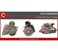 Motorino di avviamento Senso rotazione orario CST15315GS CASCO per PEUGEOT OPEL