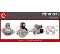 Motorino di avviamento Senso rotazione orario CST20100AS CASCO per OPEL VECTRA B