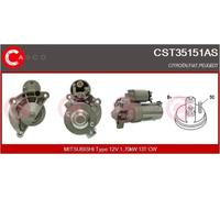 CASCO Starter 1.70 KW Adatto Per Citroën Berlingo Furgone 1.9 D CST35151AS