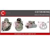Motorino di avviamento Senso rotazione orario CST35187AS CASCO per OPEL SAAB