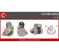 Motorino di avviamento Senso rotazione orario CST45110AS CASCO per NISSAN NOTE