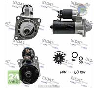 Motorino di avviamento Sidat per ALFA ROMEO SPIDER BRERA MITO 166 159 156 14 eic