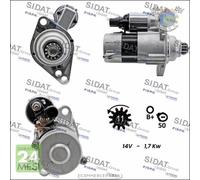 Motorino di avviamento Sidat per AUDI A3 A1 SEAT TOLEDO IV IBIZA ALTEA LEON er4