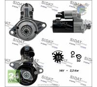 Motorino di avviamento Sidat per AUDI Q3 A3 SEAT ALHAMBRA ALTEA LEON VW PASSAT