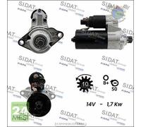 Motorino di avviamento Sidat per AUDI TT A3 SEAT TOLEDO III ALTEA LEON SKODA ei9