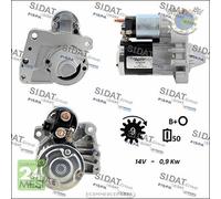 Motorino di avviamento Sidat per CITROEN BERLINGO GRAND C5 III C4 II C3 DS5 eo0