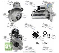 Motorino di avviamento Sidat per CITROEN SPACETOURER JUMPY III JUMPER II XSARA
