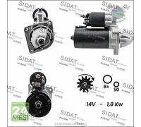 Motorino di avviamento Sidat per FIAT FIORINO STRADA PALIO